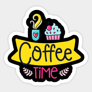 Coffee Time Sticker